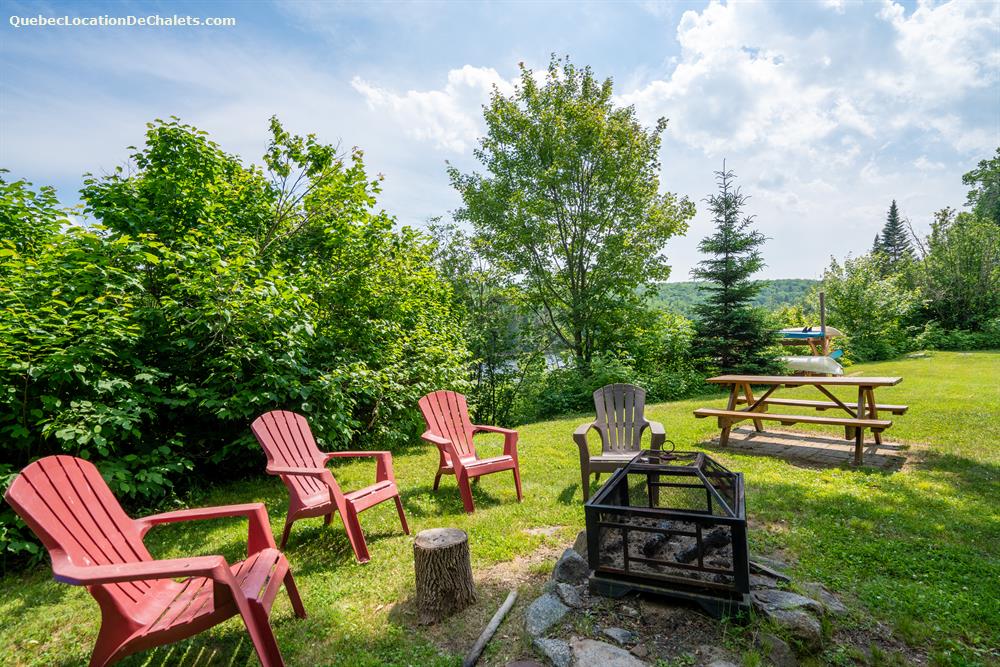 Chalet à louer Mauricie Lac aux Sables Chalet en bois rond L Inspiration