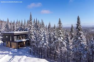 chalets ski-in/ski-out au pied des pentes  Adstock, Chaudière Appalaches