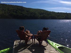 waterfront cottage rentals Trois-Rives, Mauricie